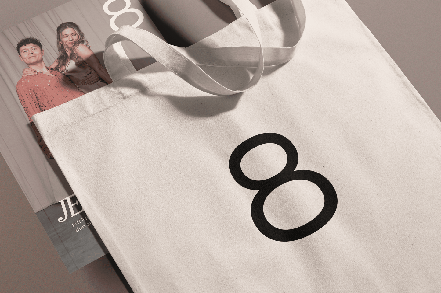 White Tote Bag (8 Logo)